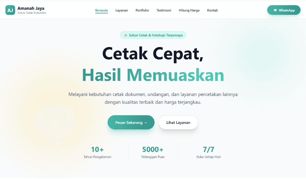 Fotocopy Amanah